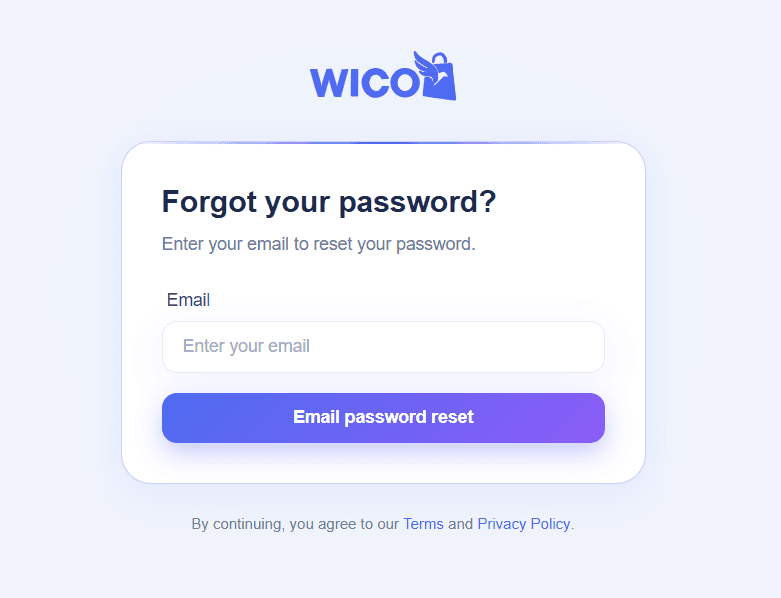 Reset Password